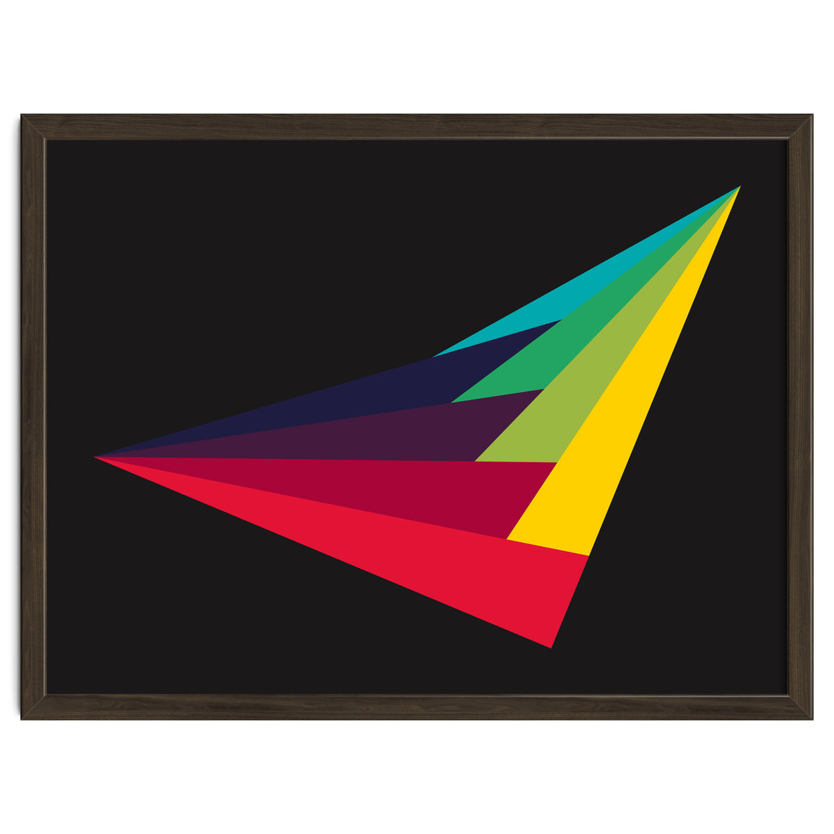 Geometric Shapes No. 40 - rainbow