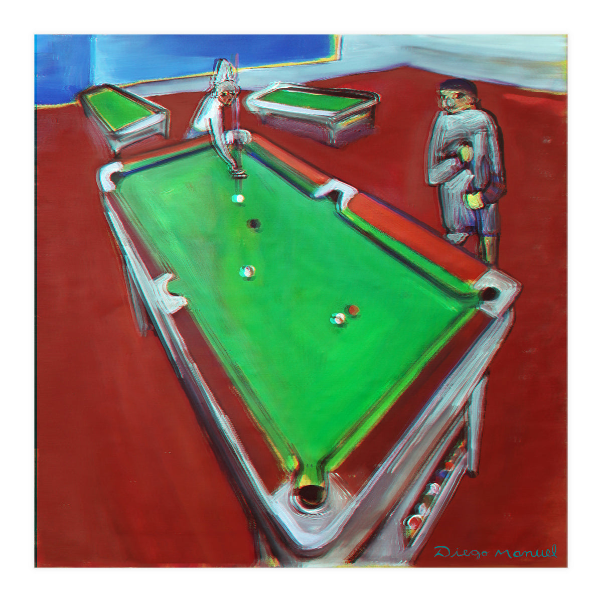 Noche De Pool 2 2 (Print Only)