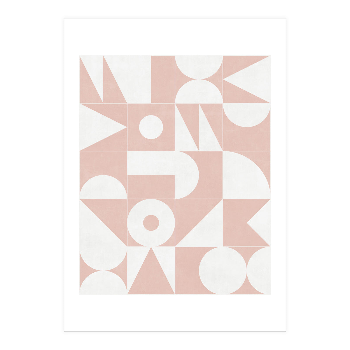 My Favorite Geometric Patterns No.11 - Pale Pink (Print Only)