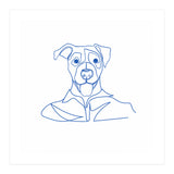 One Line Art Dog  (Print Only) thumbnail