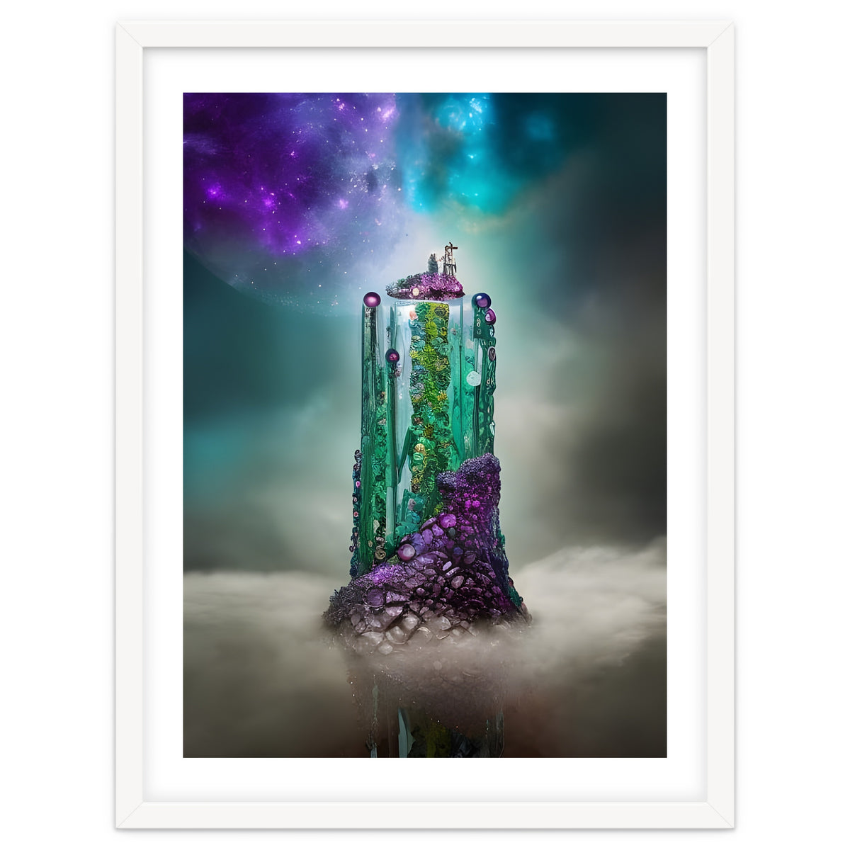 Cosmic Gemstone and Glass \|/ Universe