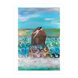 Chica Tomando Sol (Print Only) thumbnail