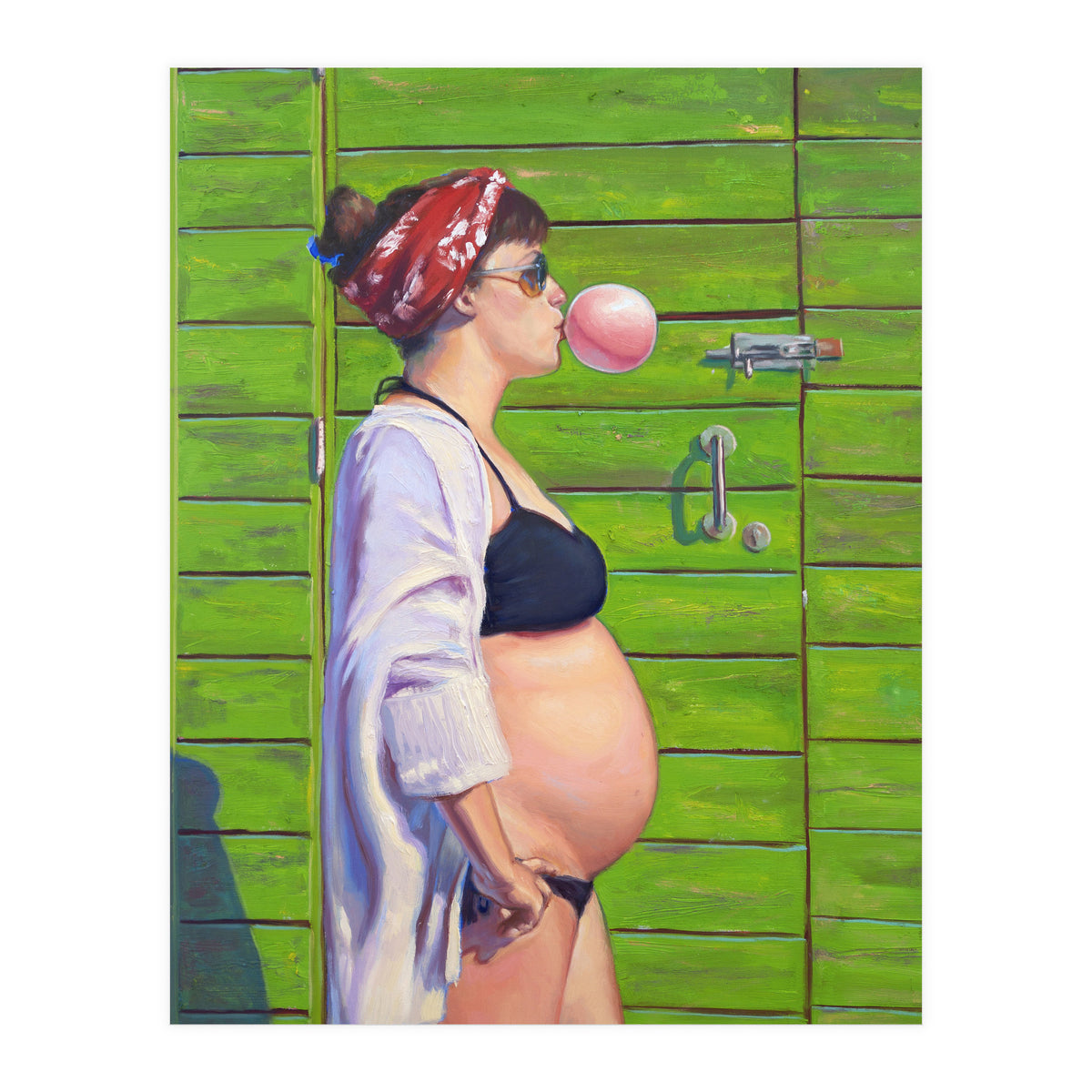 Pau At The Beach (Print Only)