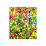 Meadow Flowers, Botanical Nature Landscape Painting (Print Only) thumbnail