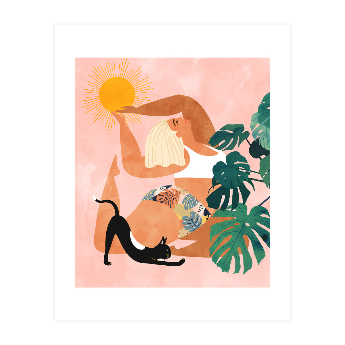 Tropical Yoga (Print Only)
