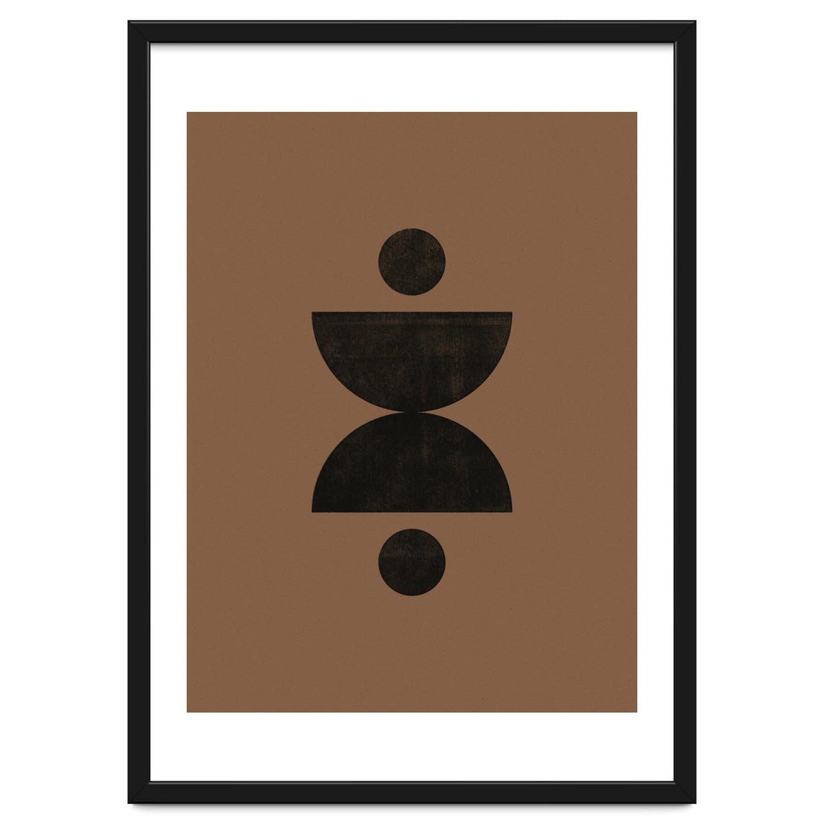 Mid-Century Modern No.27 - Woodblock Print