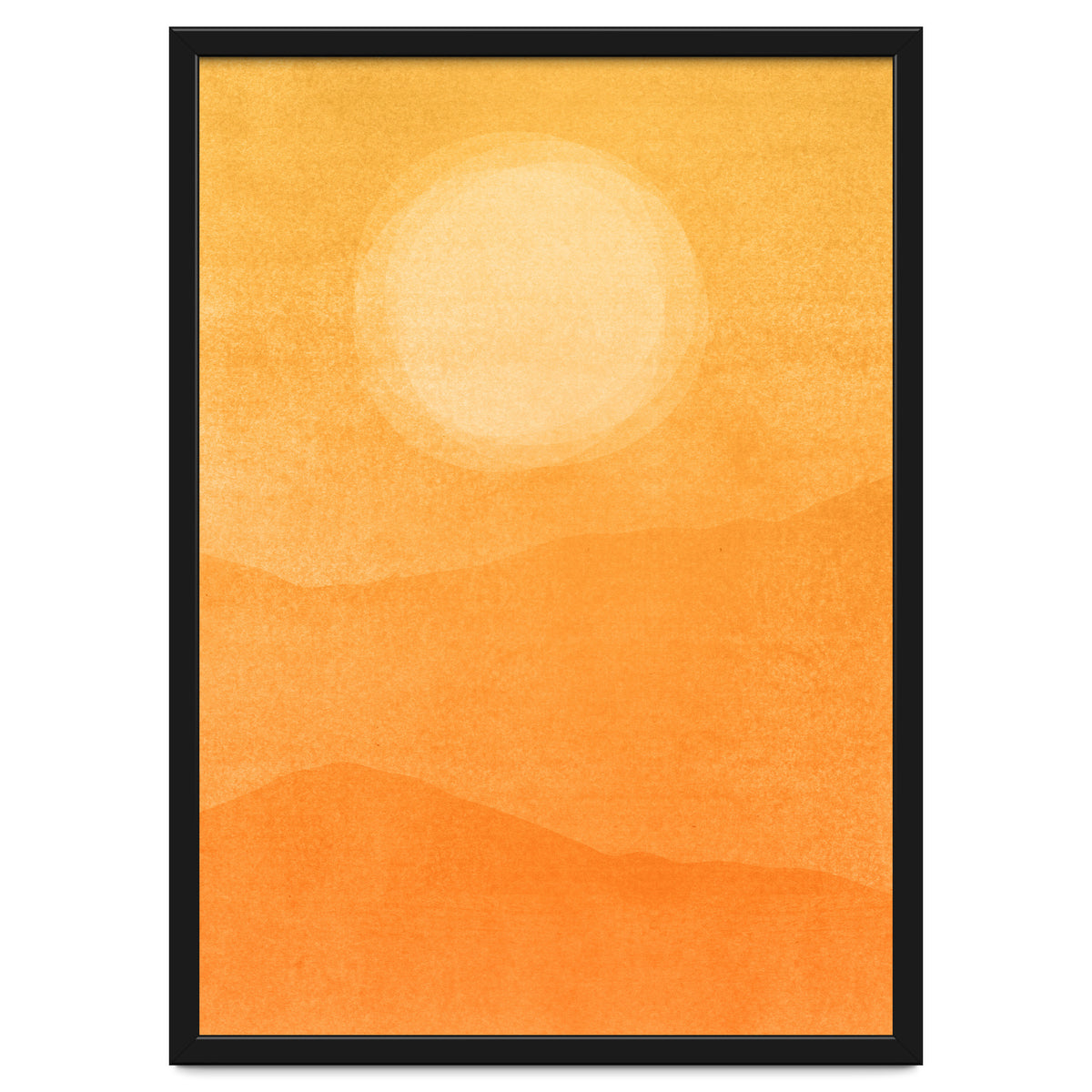 Golden Afternoon Abstract