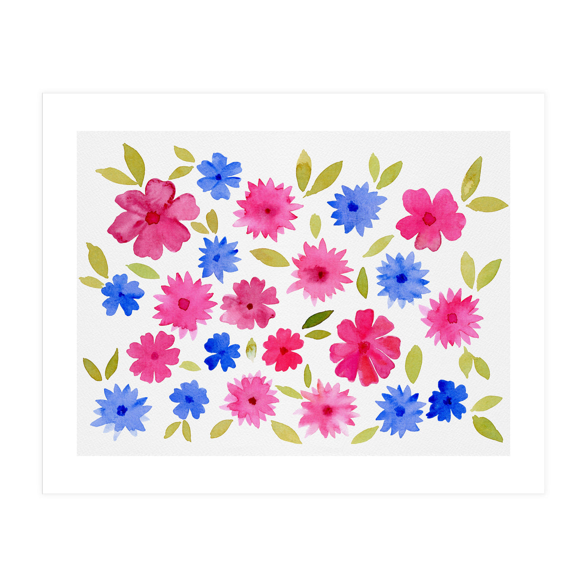 Hippie Flowers (Print Only)