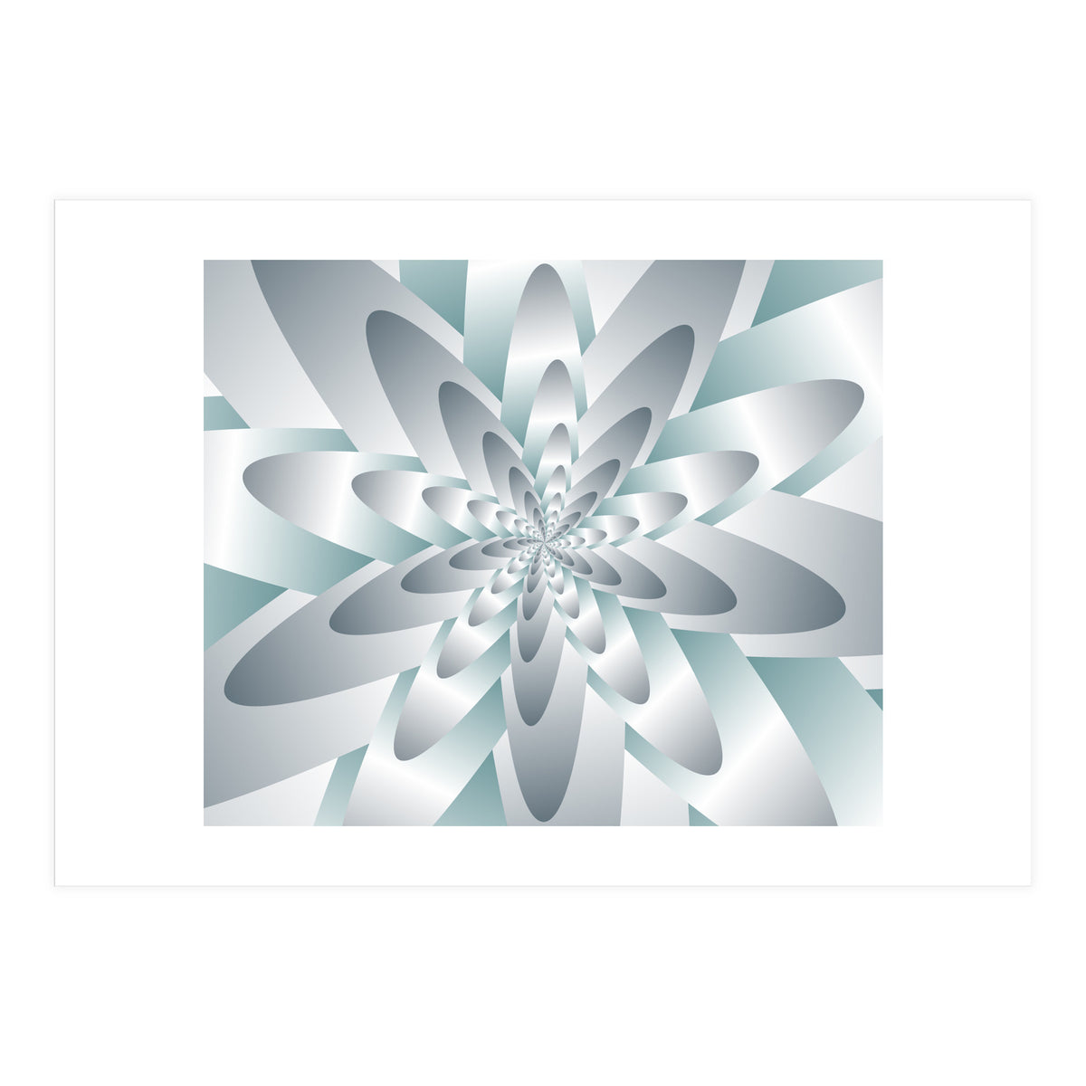 Swirl Flower Pattern  (Print Only)