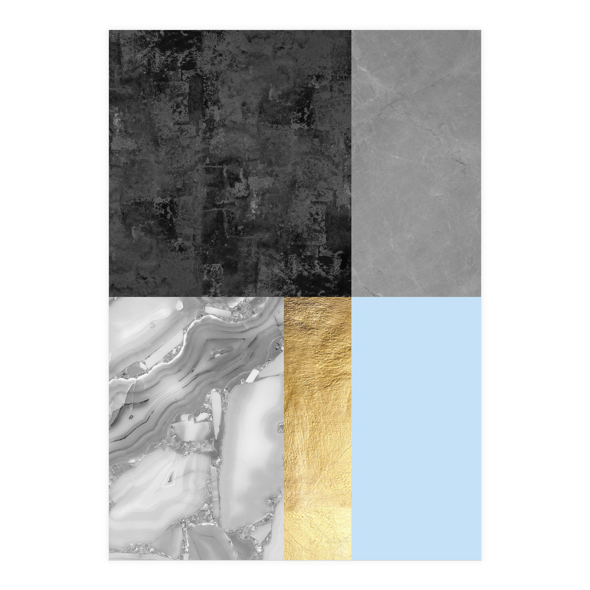 Geometric and golden IV (Print Only)