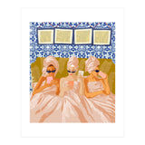 Ladies-Only Club | Girl Talk Slumber Party BFF | Bohemian Feminism Independent Moroccan Women (Print Only) thumbnail