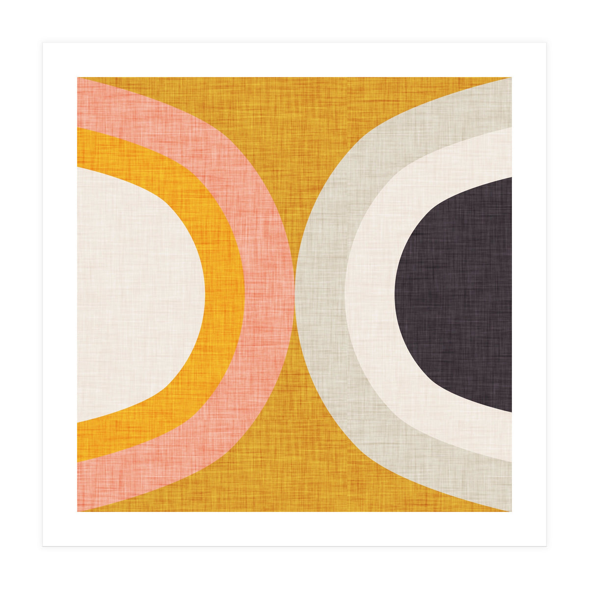 New Mid Mod Yellow  (Print Only)