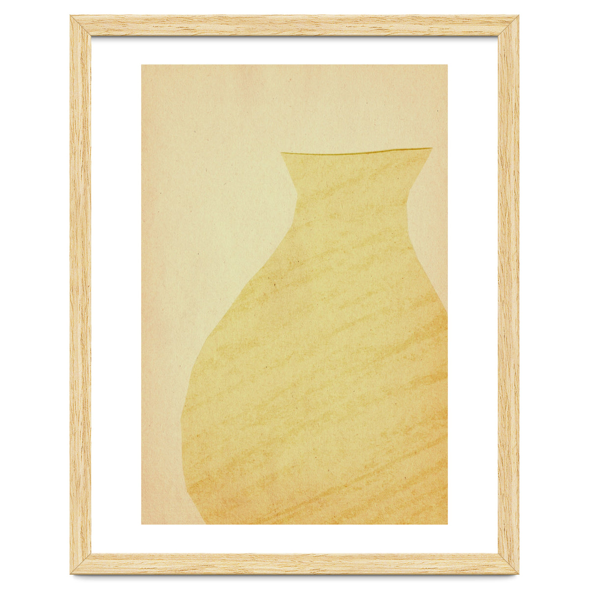 Minimalist pastel vase