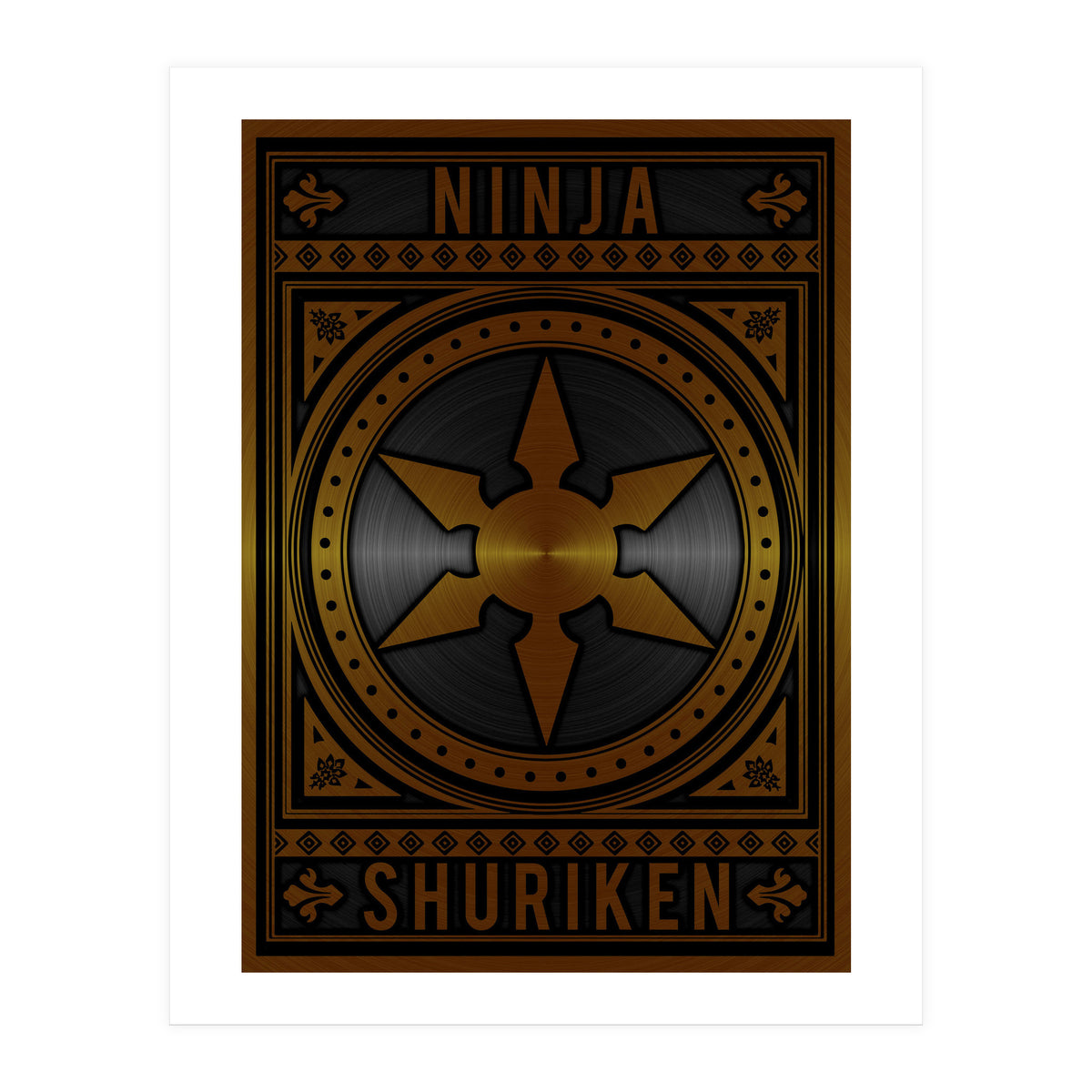 Ninja Shuriken (Print Only)