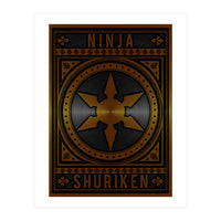 Ninja Shuriken (Print Only)