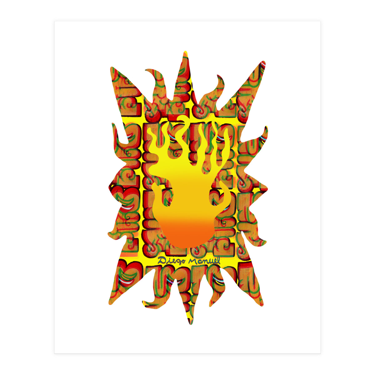 Fuego 3 Copia (Print Only)