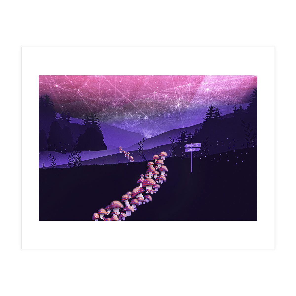 Mushroom Wanderlust (Print Only)