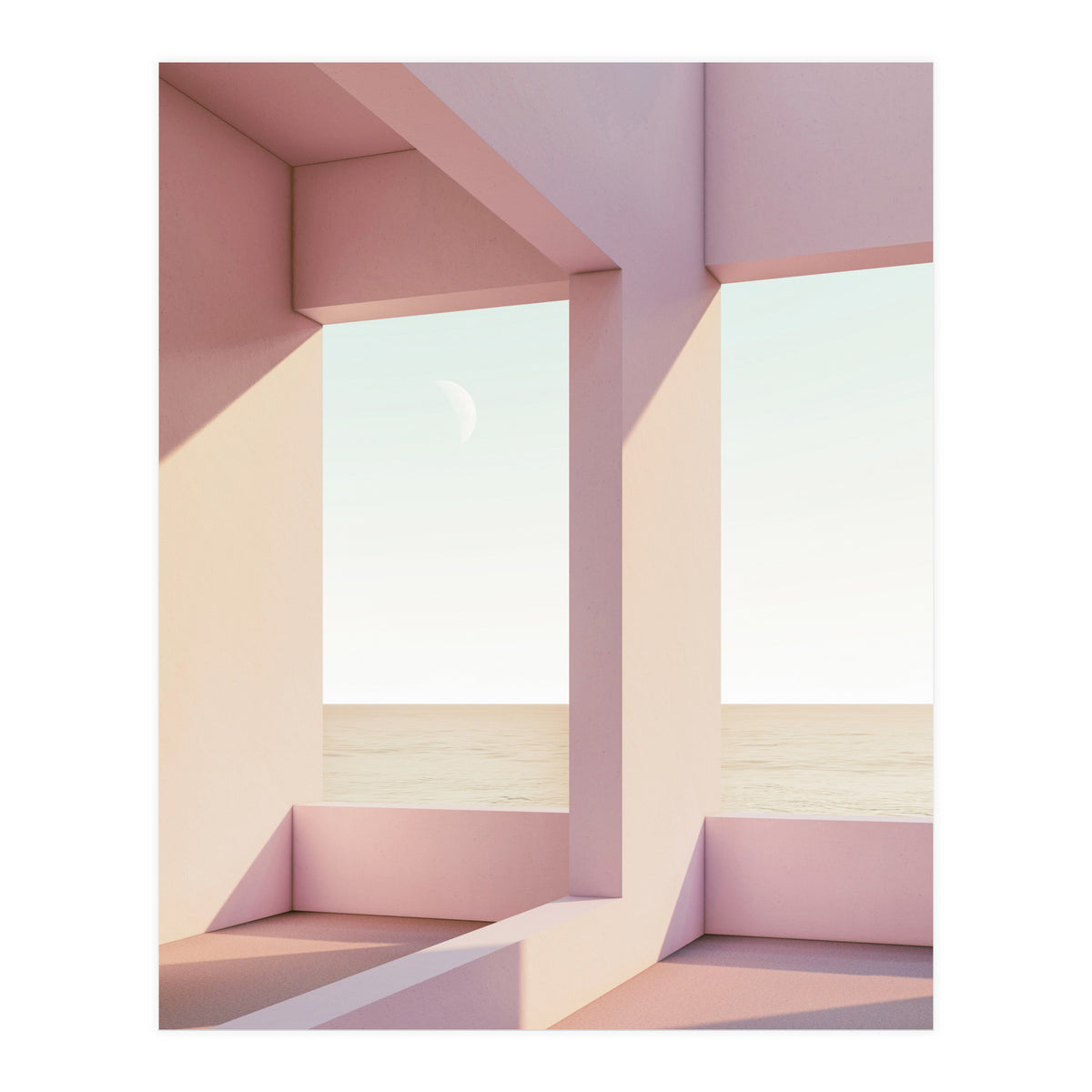 MOON IN THE WINDOW (Print Only)