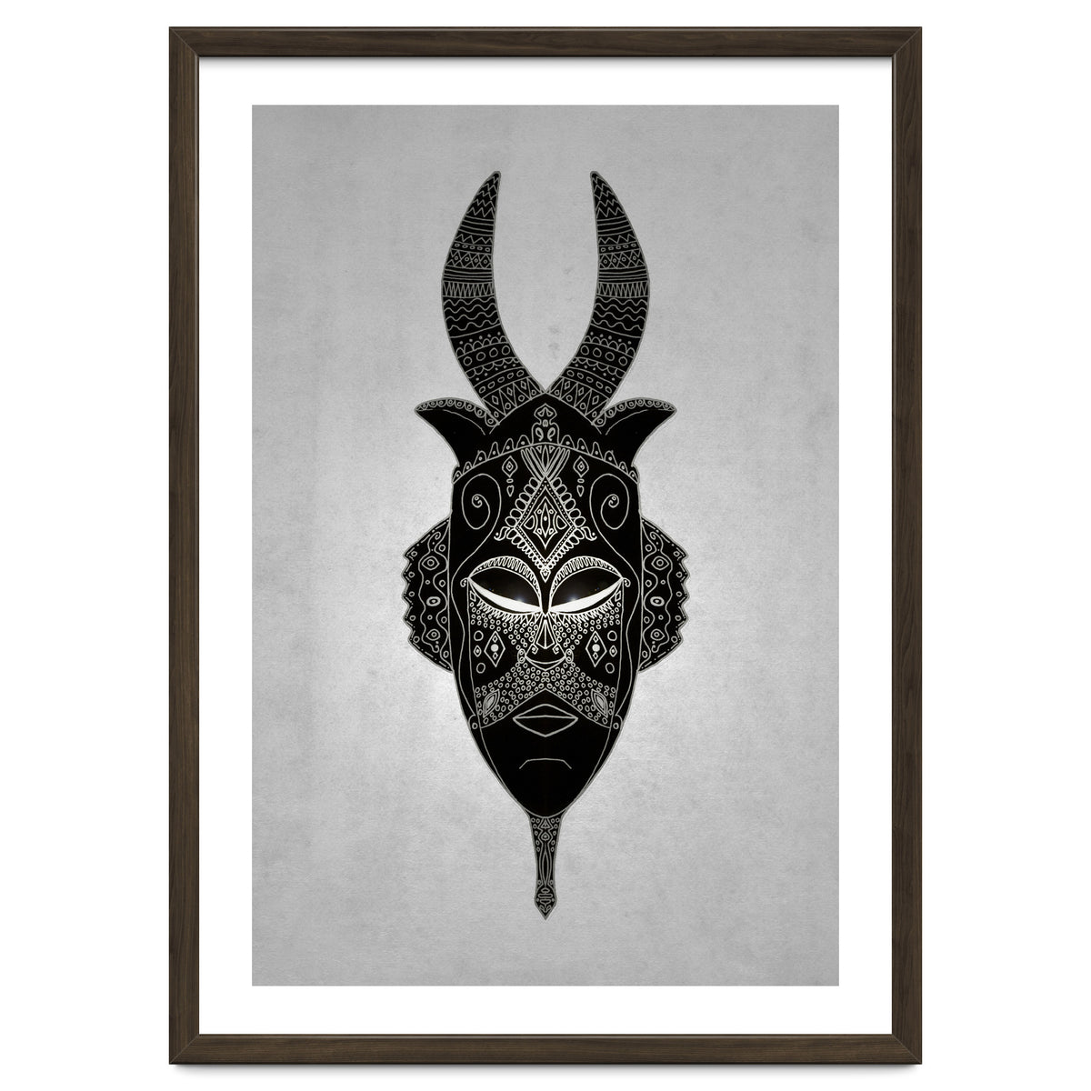 Horned Tribal Mask