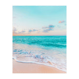 Ocean Bliss, Nature Landscape Sea Travel Tropical, Nordic Luxe Photography Pastel Island Digital (Print Only) thumbnail