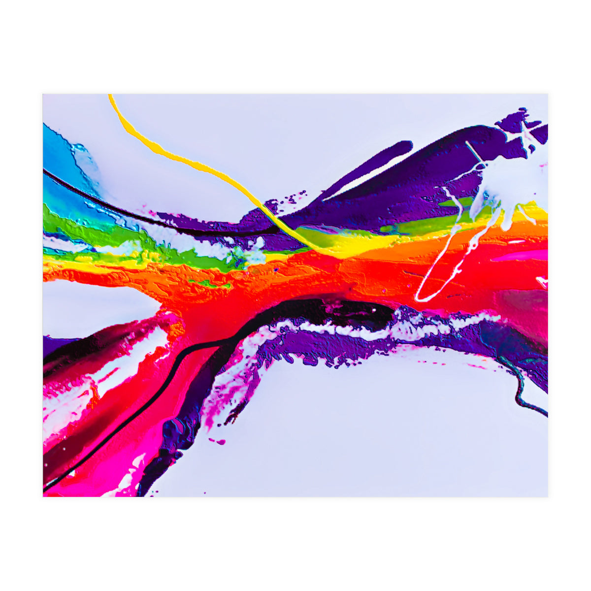 Abstract Art Britto - Qb298 (Print Only)