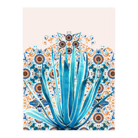 Cactus and Moroccan tiles (Print Only)