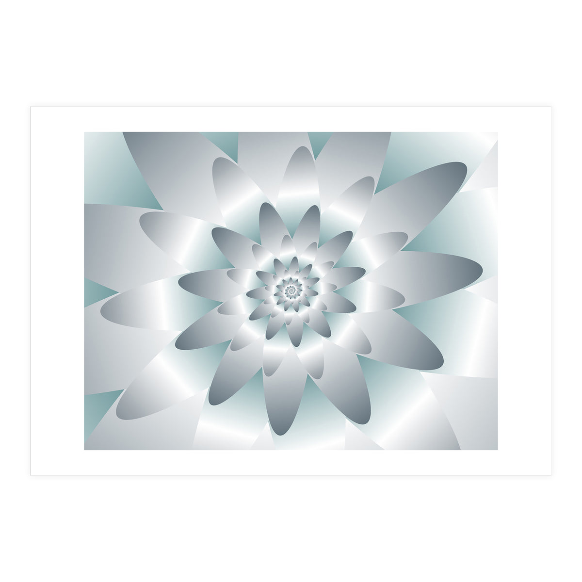 Swirl Flower Pattern  (Print Only)