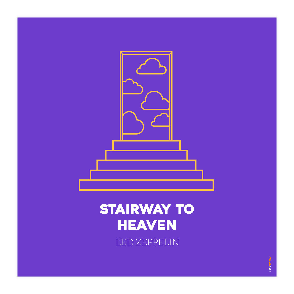 Led Zeppelin Stairway To Heaven (Print Only)