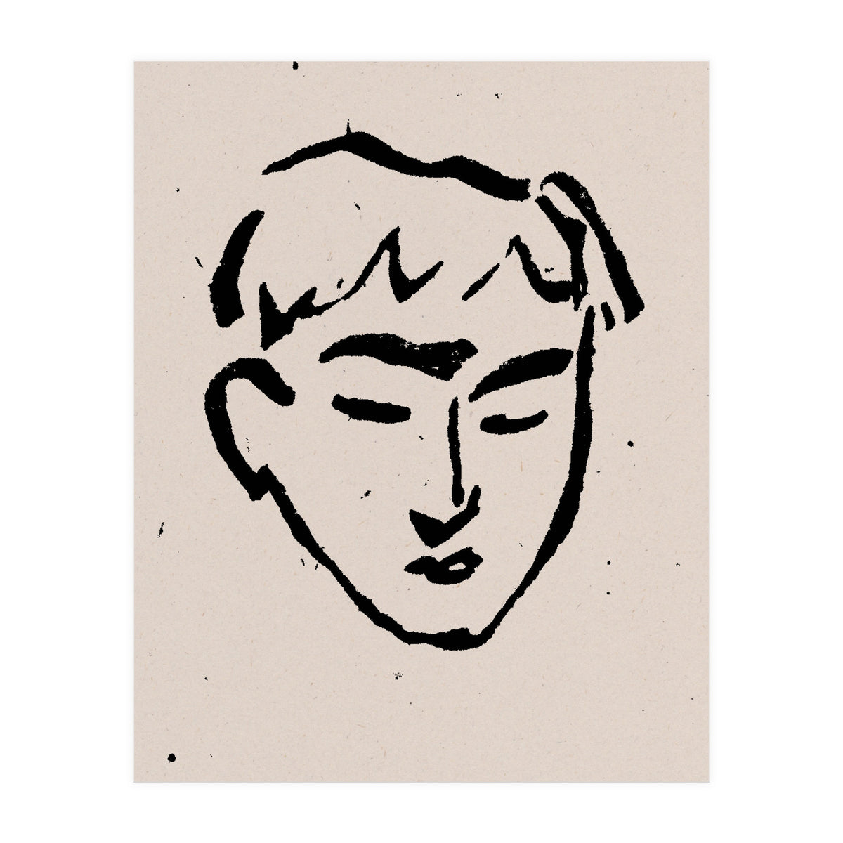 Man, study (Print Only)