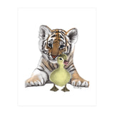 Tiger and Duck (Print Only) thumbnail