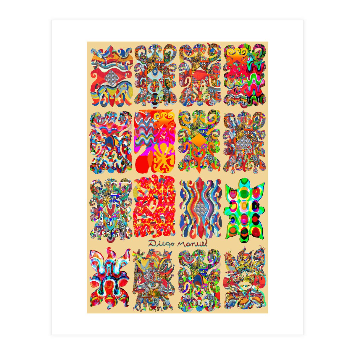 Tapiz Perfiles 2023 27 (Print Only)