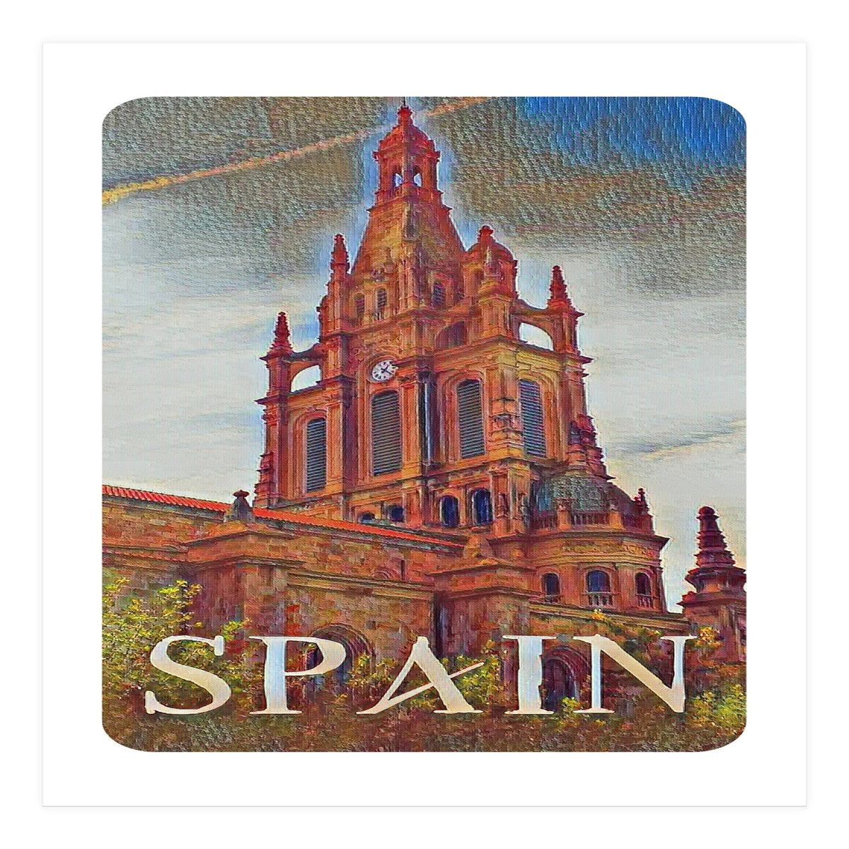 Spaniard gothic church (Print Only)