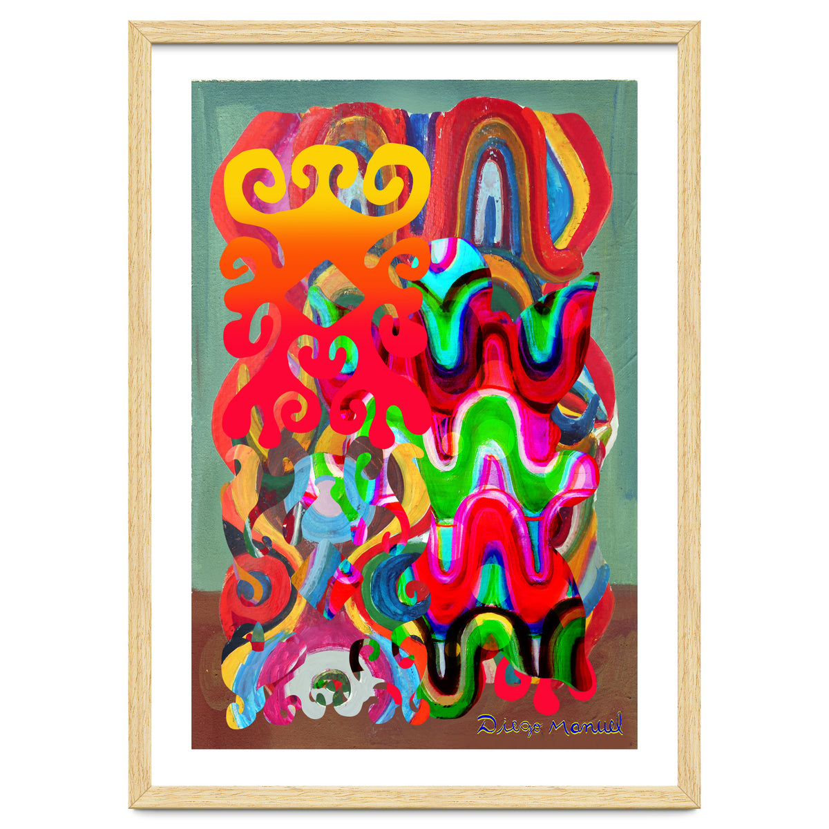 Pop Abstract Asimetrico A3