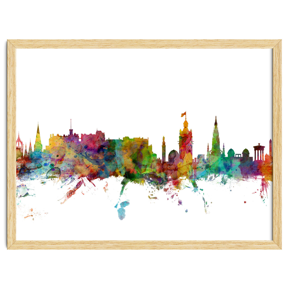 Edinburgh Scotland Skyline