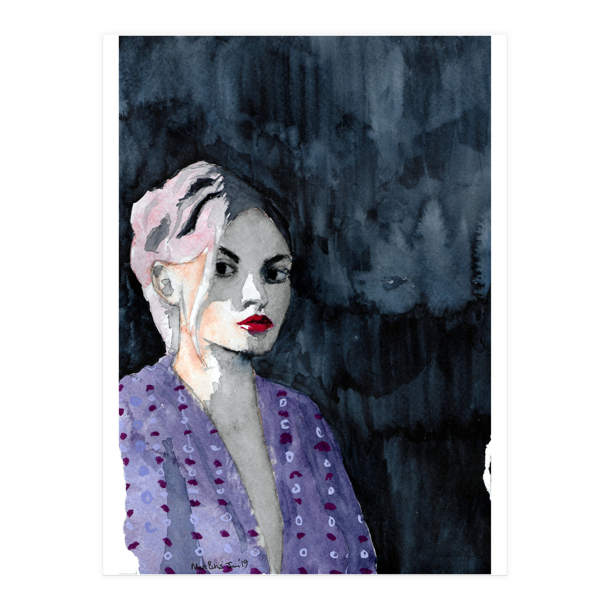 Untitled #25 - Woman in purple (Print Only)