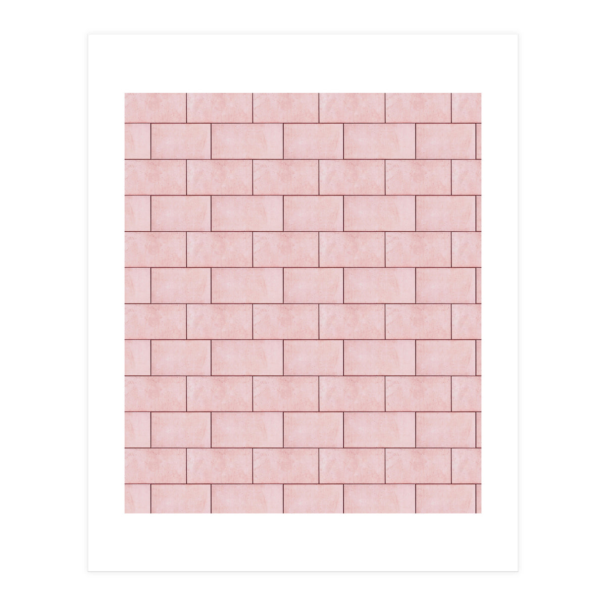 Blush Brick Imperfection (Print Only)