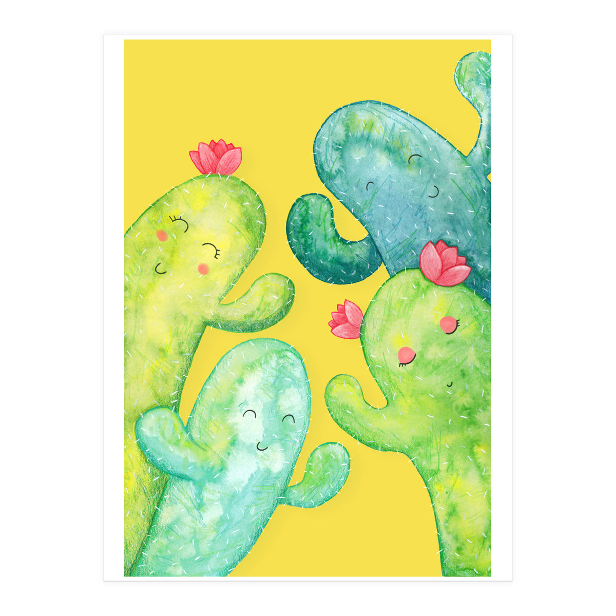 Cactus Family (Print Only)