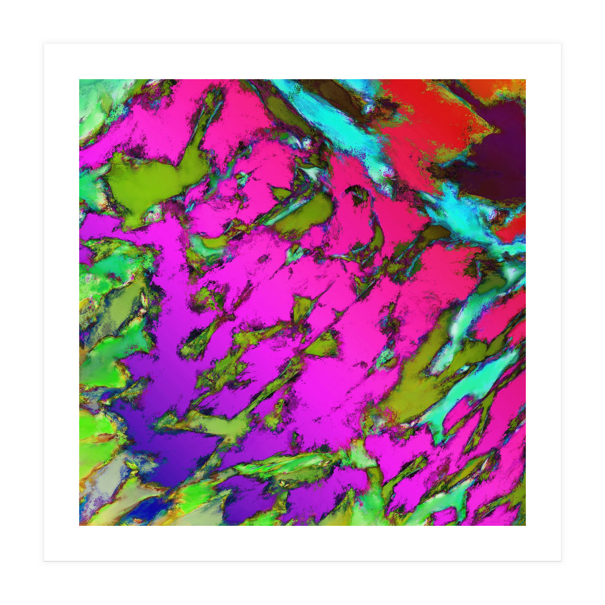 Shattering Pink Tigers (Print Only)