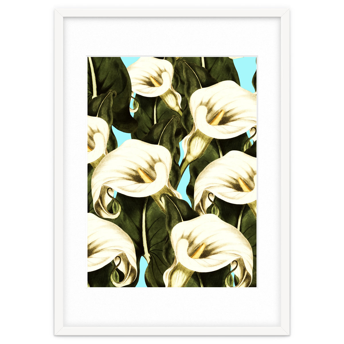 Pattern floral Ethiopian-Calla