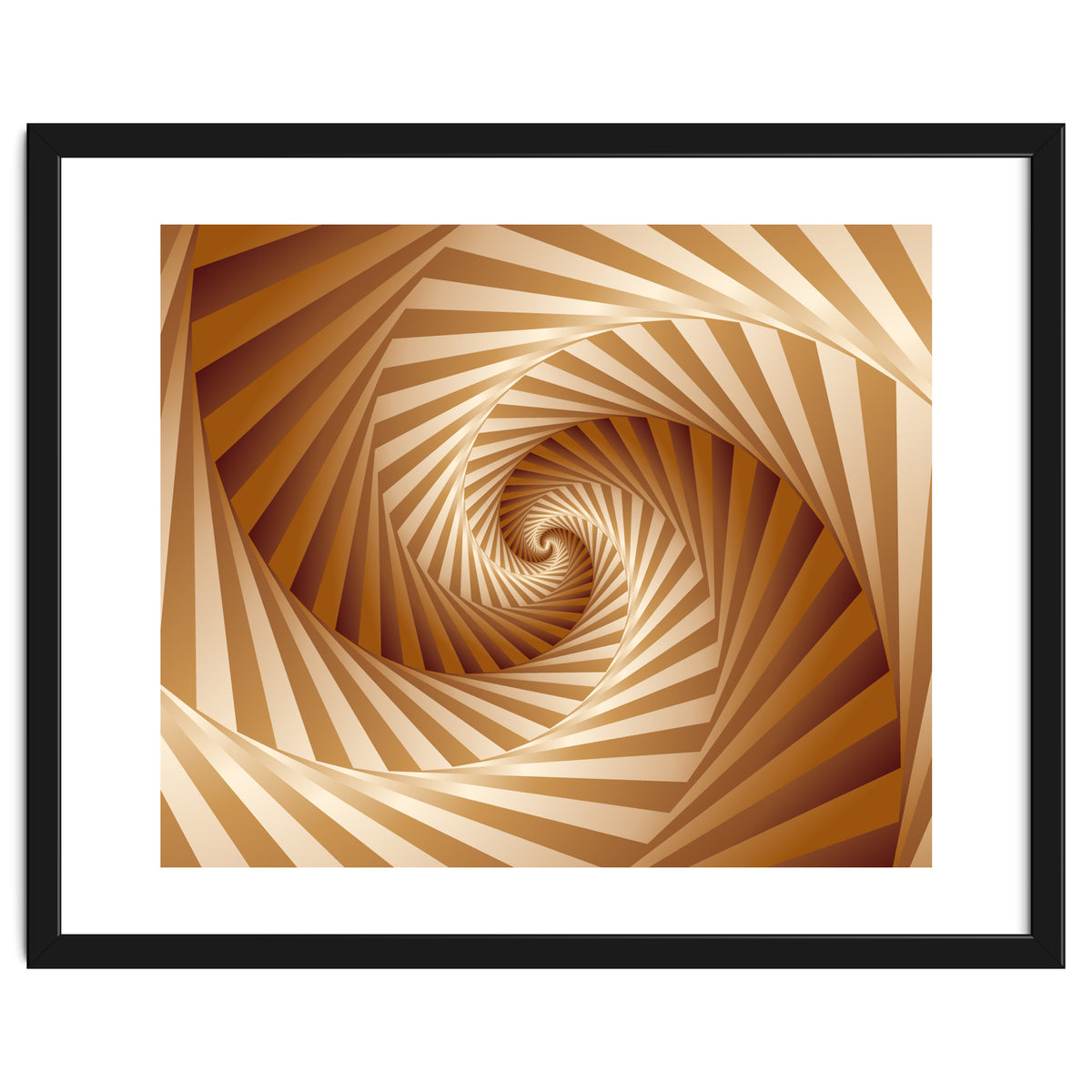 3D Effect Spiral Pattern