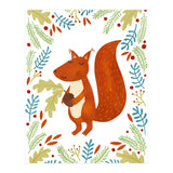 Squirrel With Acorn (Print Only) thumbnail