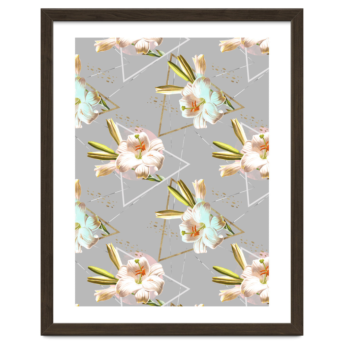 Botanical blooming with geometric 02