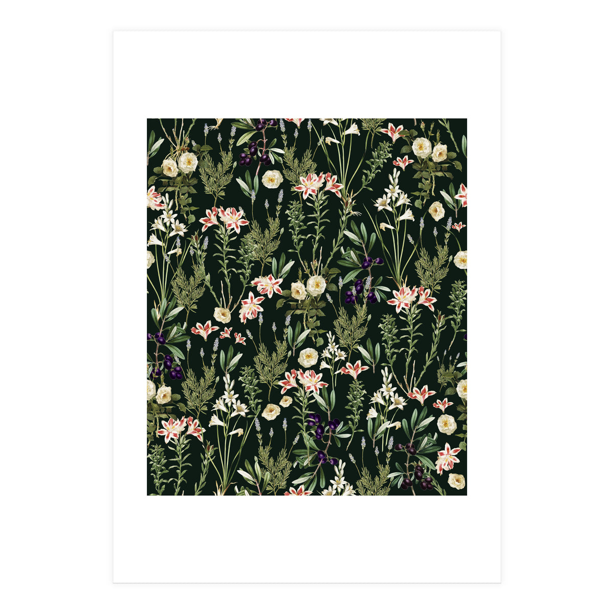 Dark Botanical Garden (Print Only)
