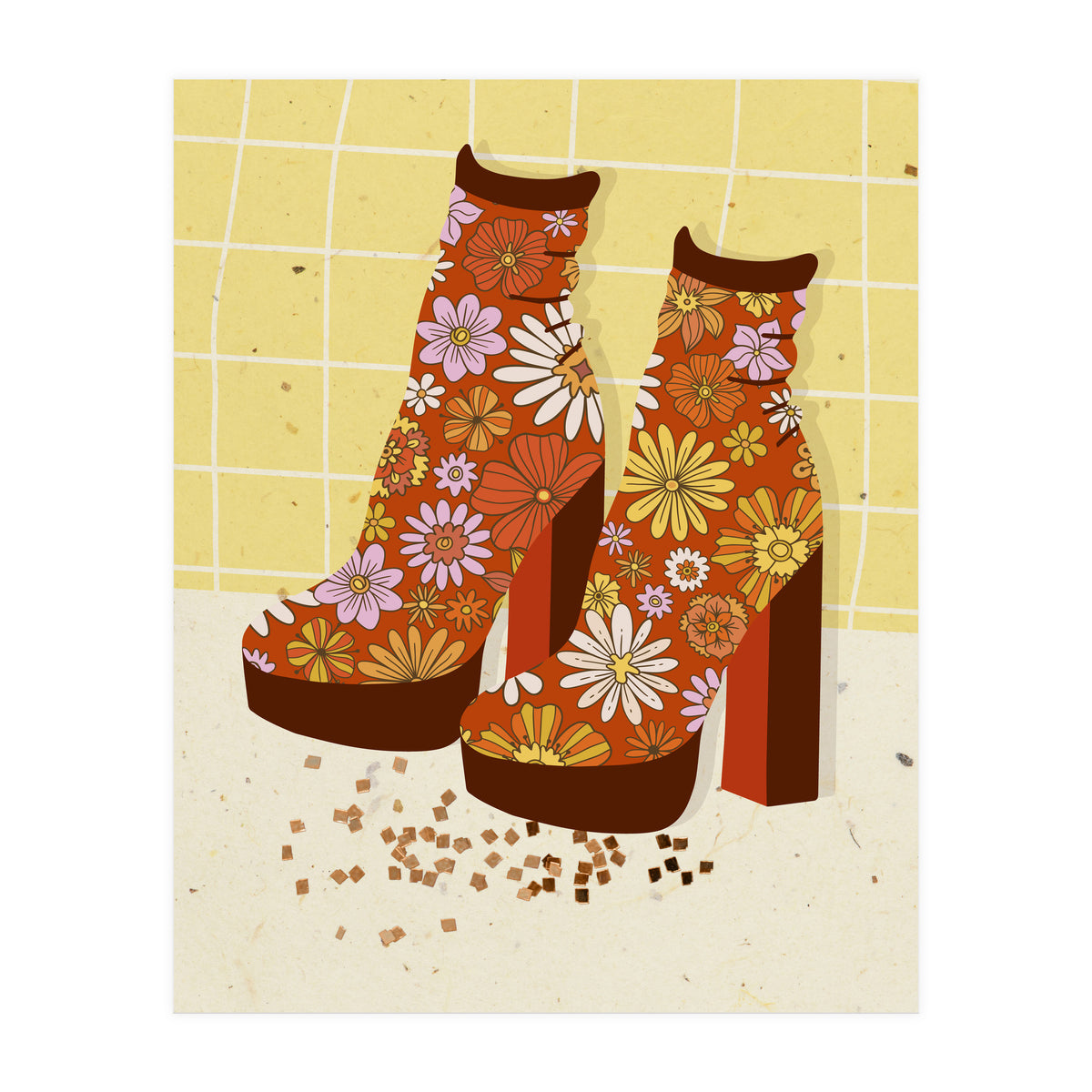 Groovy Disco Boots (Print Only)