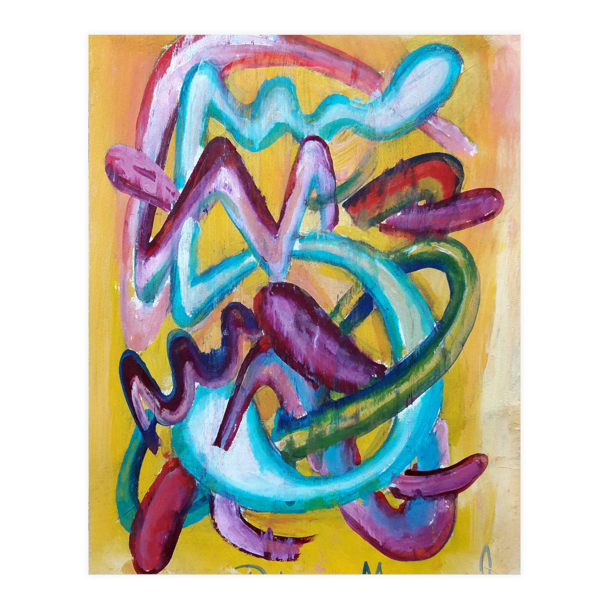 Formas Lenguas Rayos Y El 5 (Print Only)