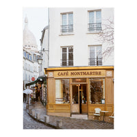 Cafe Montmartre in Paris (Print Only)