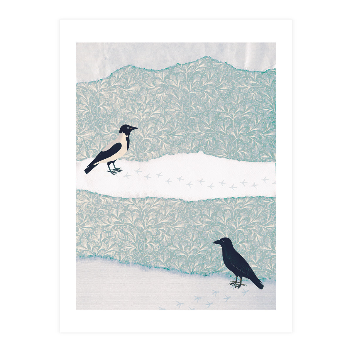 Friends In The Snow (Print Only)
