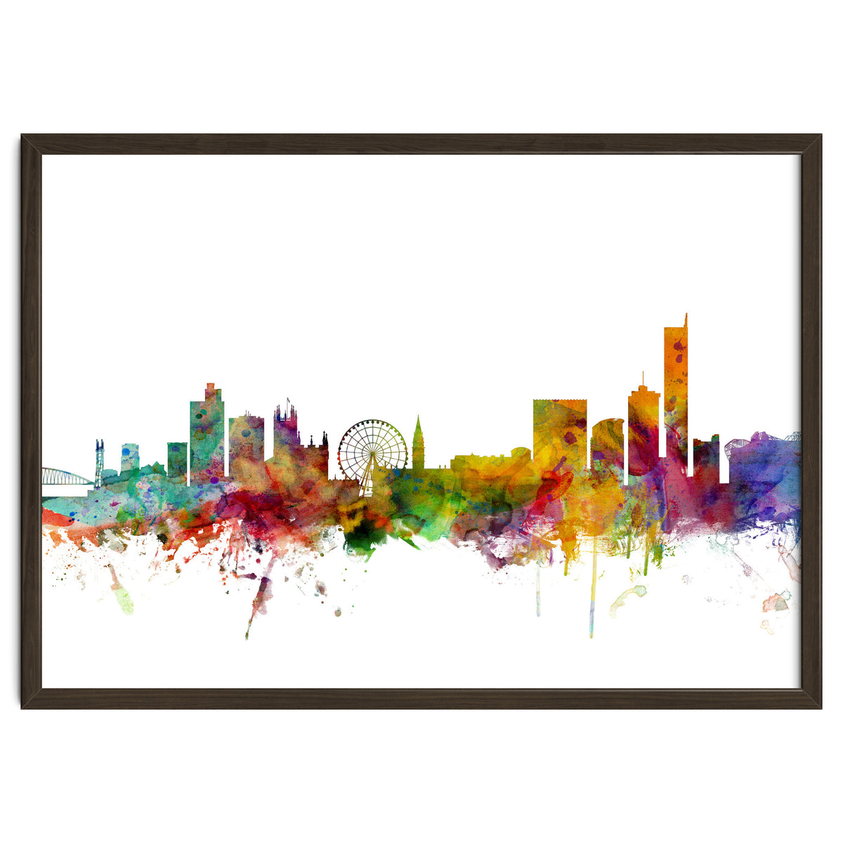 Manchester England Skyline