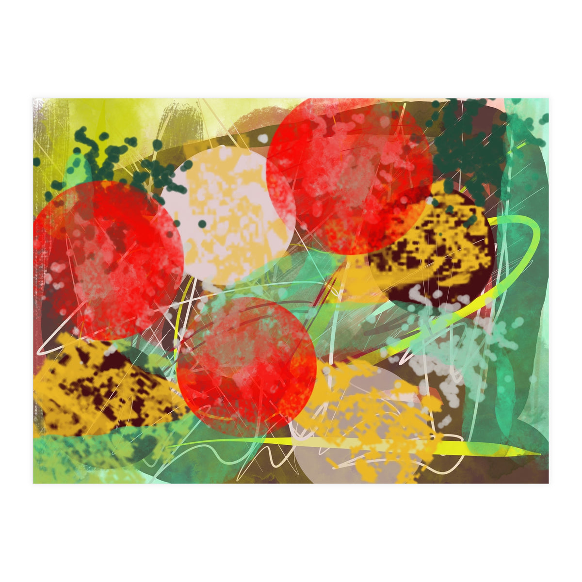 Verde e vermelho (Print Only)