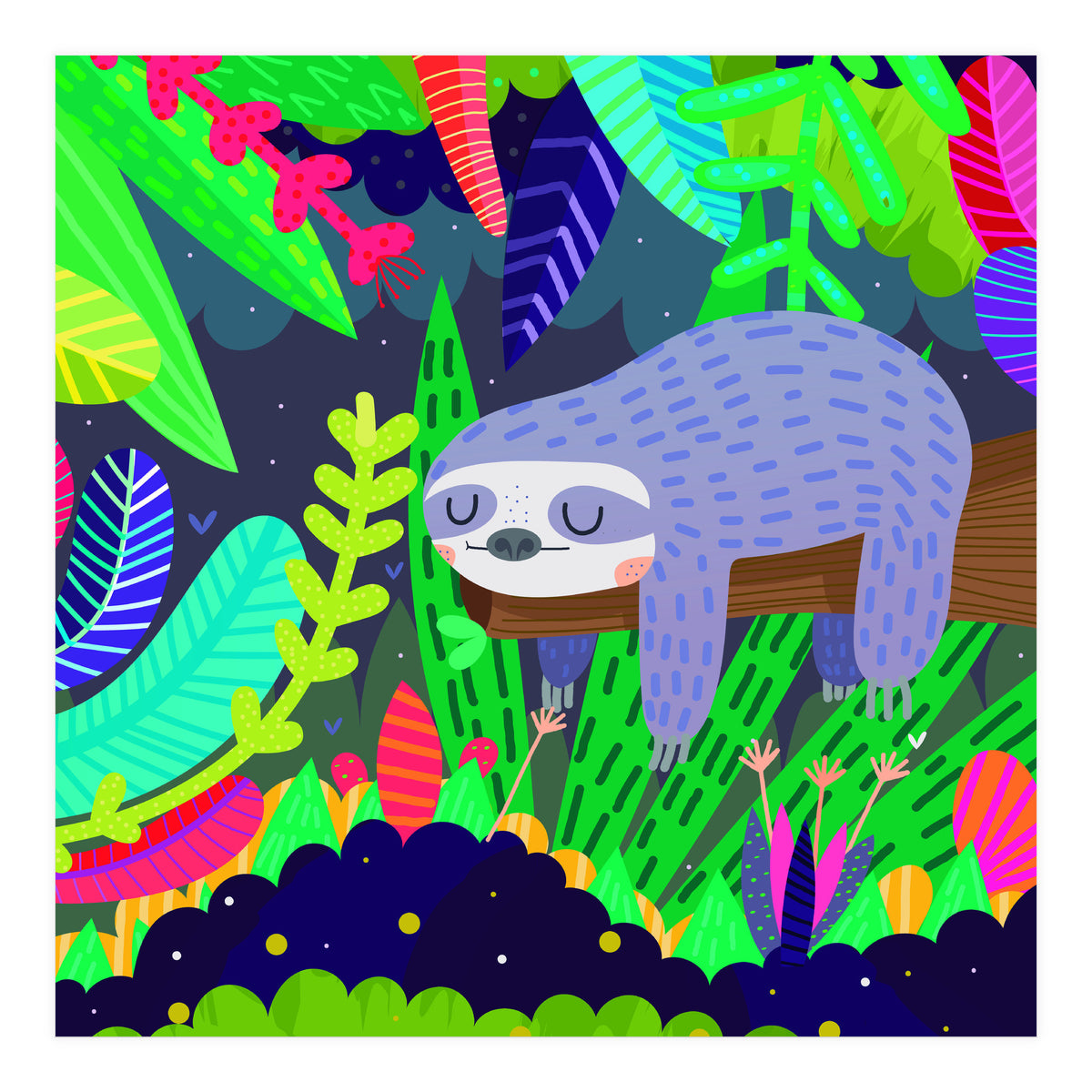 Sloth in nature (Print Only)